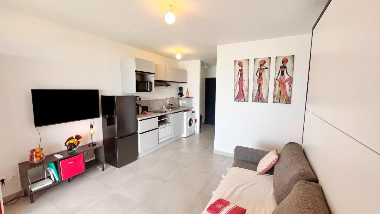 Le Sea-Breeze - Beau Studio Piscine Vue Lagon Marigot  Exterior foto